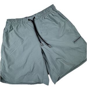 Legends Luka Performance Short Men M 7” Gray Drawstring Gym Pocket Lined Stretch
